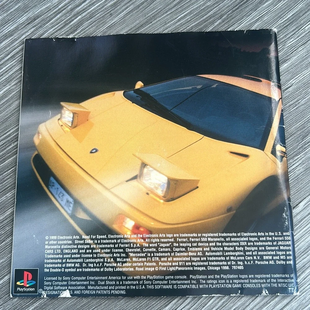 Need for Speed: High Stakes PlayStation Booklet